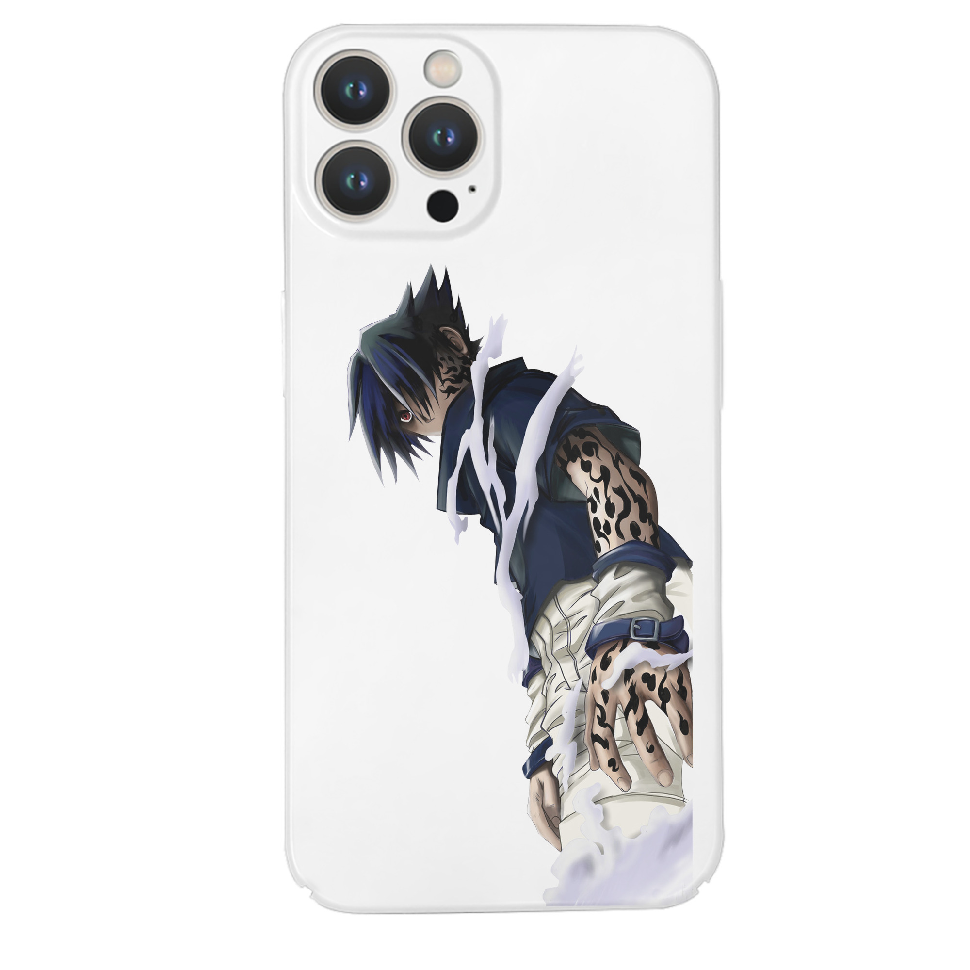 （画像用） NARUTO -ナルト- うちは サスケ Uchiha Sasuke 【iPhone 14シリーズ対応】ハードケース